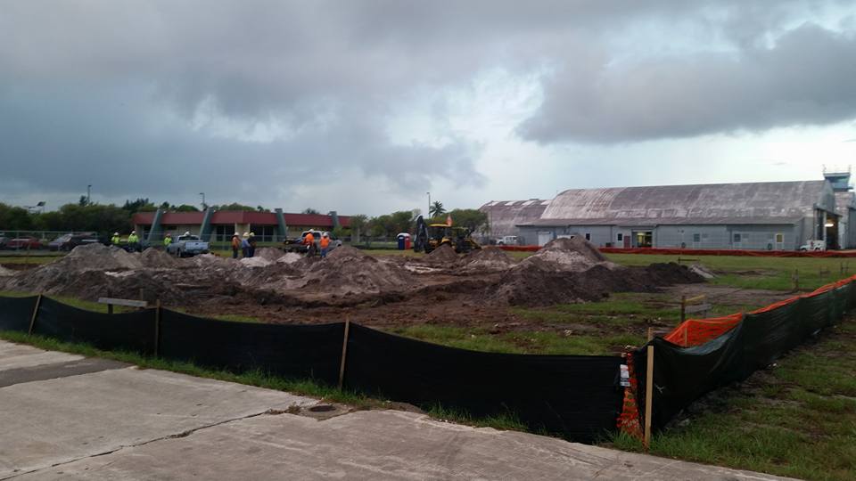 Groundbreaking for U.S. Customs at Witham Field