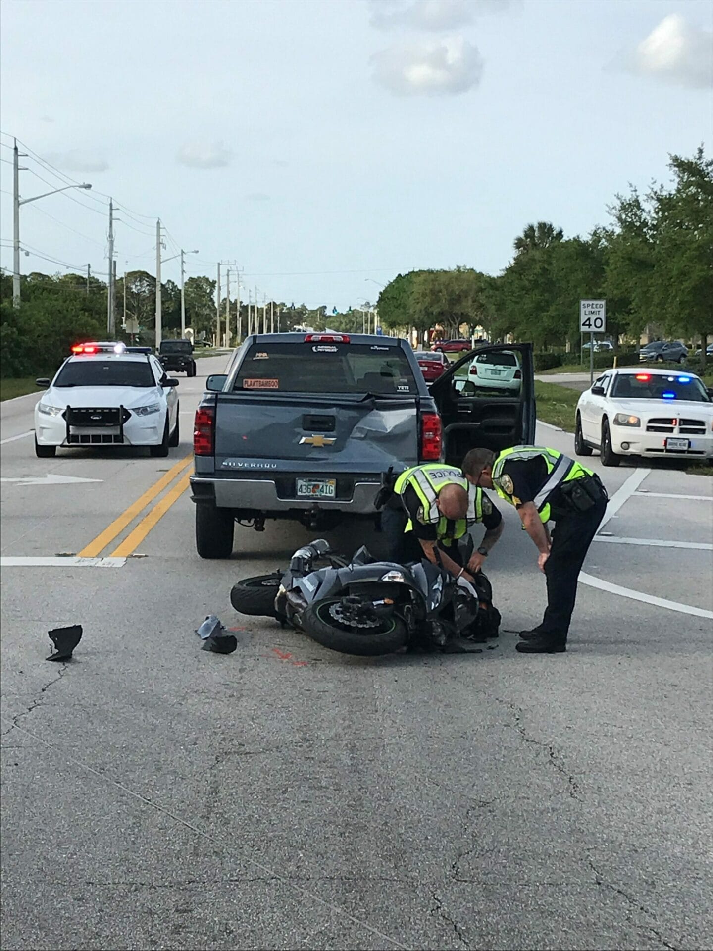 Port St Lucie man in serious condition after four vehicle /motorcycle ...