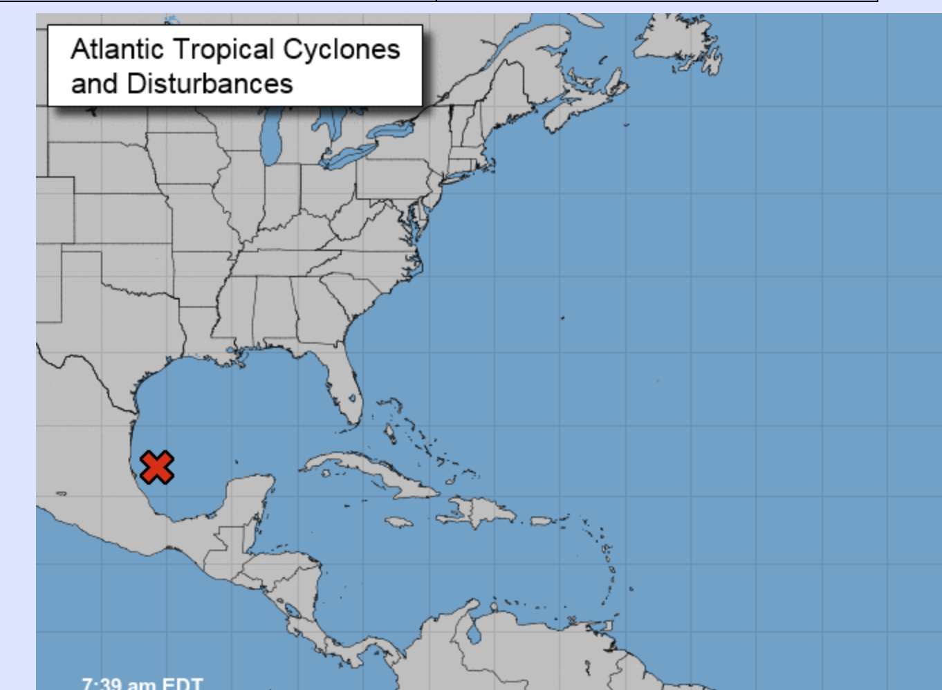 Area of low pressure in southern gulf has 80% chance of development ...