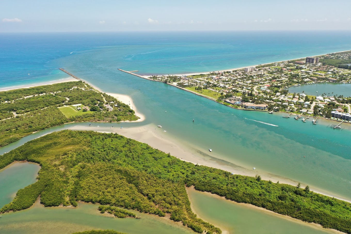 Fort Pierce Inlet State Park Aerial View