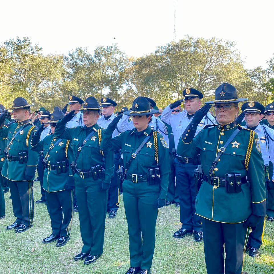 Funeral held for St. Lucie Sheriff's Deputy Clayton Osteen and Deputy Victoria Pacheco