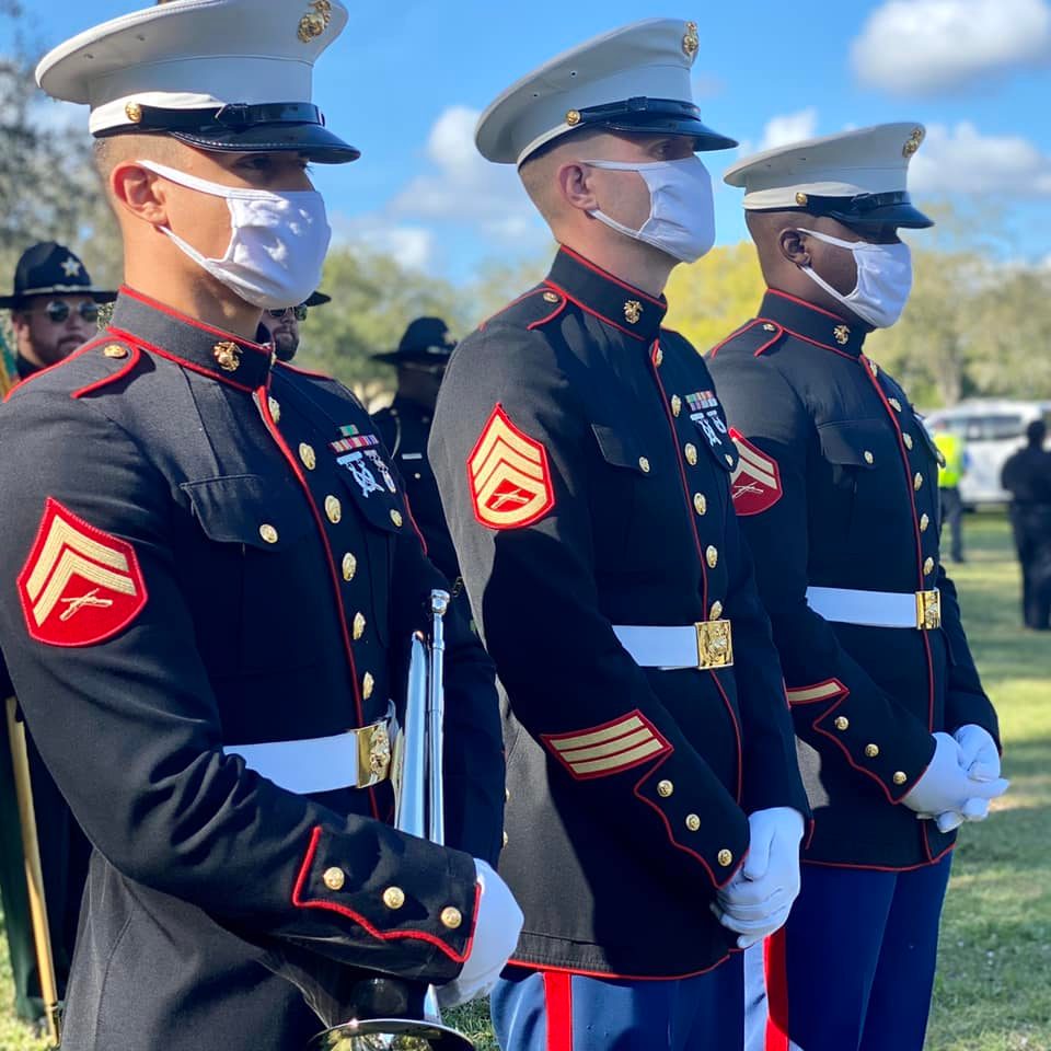 Funeral held for St. Lucie Sheriff's Deputy Clayton Osteen and Deputy Victoria Pacheco