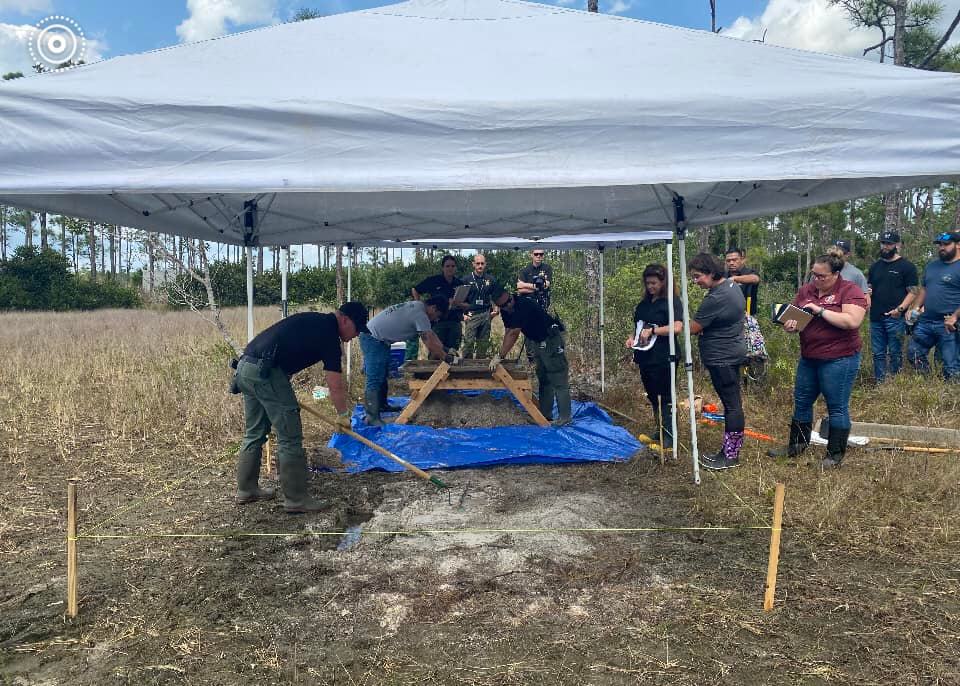 Martin County Sheriff detectives find additional human remains buried a shallow grave hours after identifying whose body parts were found yesterday