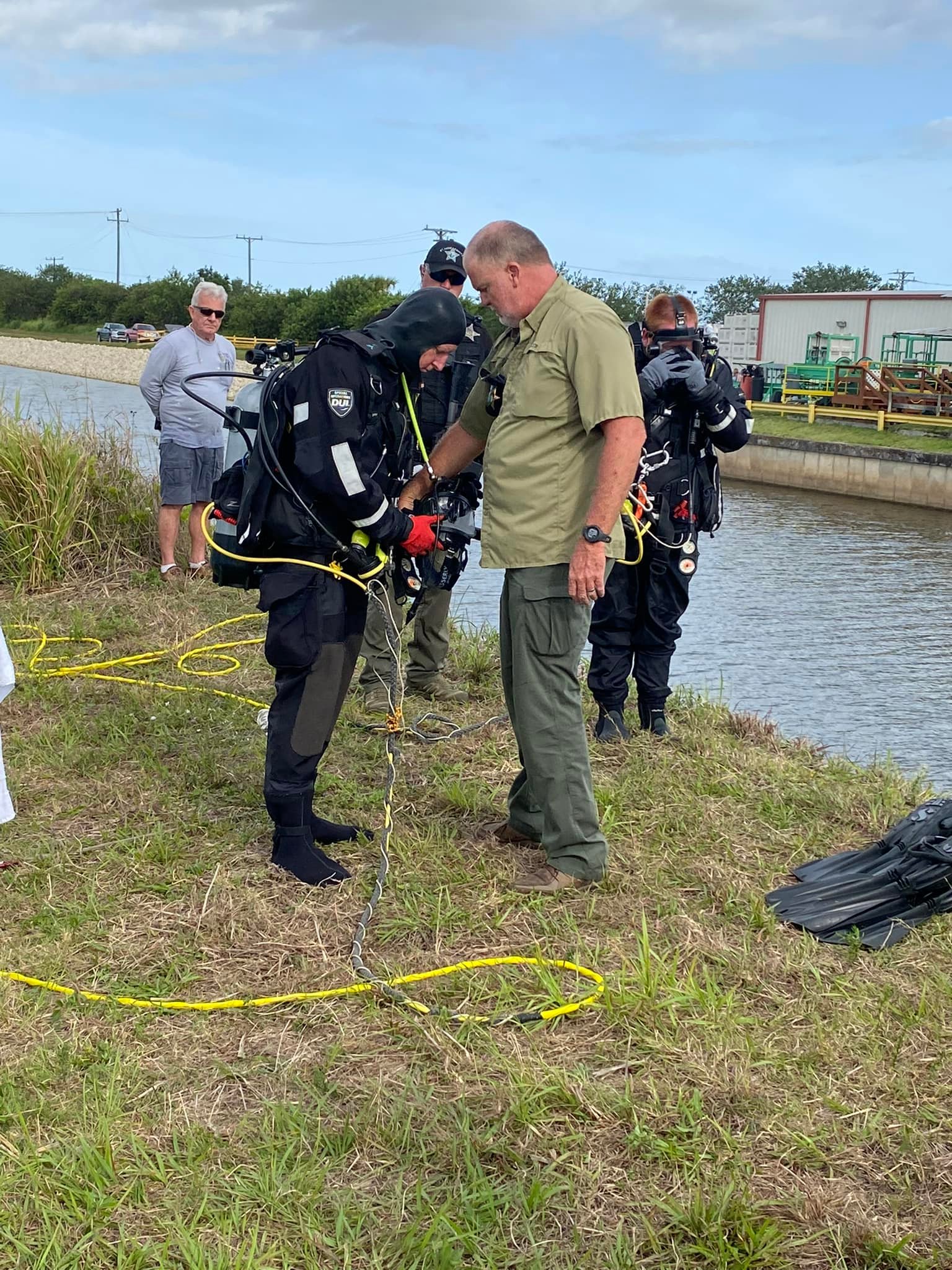 Fort Pierce Man swerved and ended up in the water. Pronounced dead at the scene.