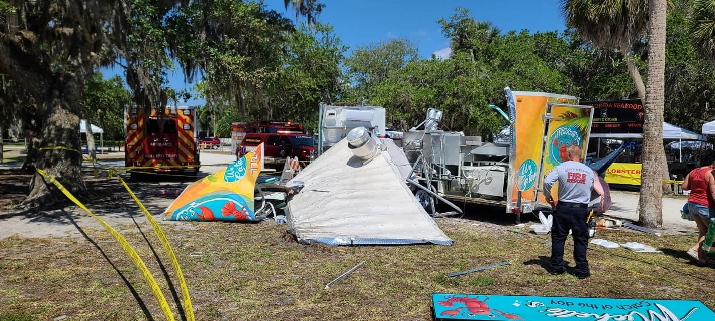 Food Truck explodes at Seafood Festival in Vero