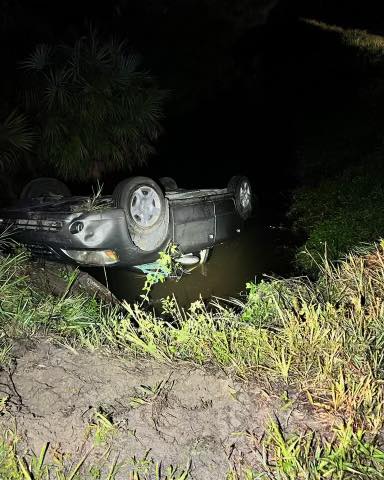 IRC Sheriff: Fleeing Driver Crashes into Ditch, Arrested on Several Charges