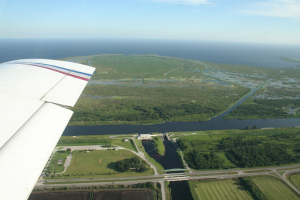 "S" Structure south of Lake Okeechobee. (Photo JTL, pilot Shawn Engebretsen 2014)