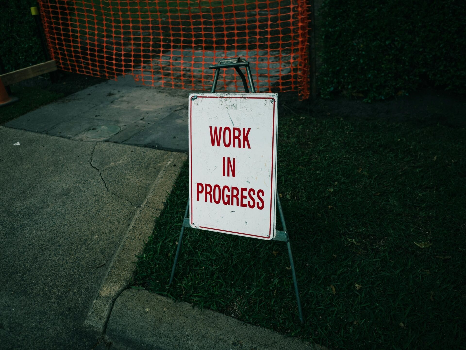 Construction sign