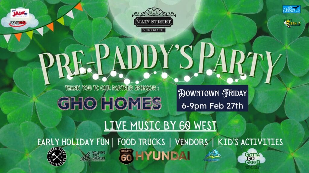 Downtown Friday's Pre-St. Patrick's Day Party — Vero Beach